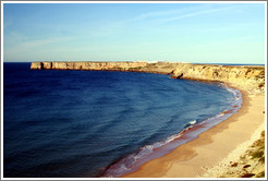 Cliff on which the Fortaleza de Sagres (Sagres Fortress) sits.