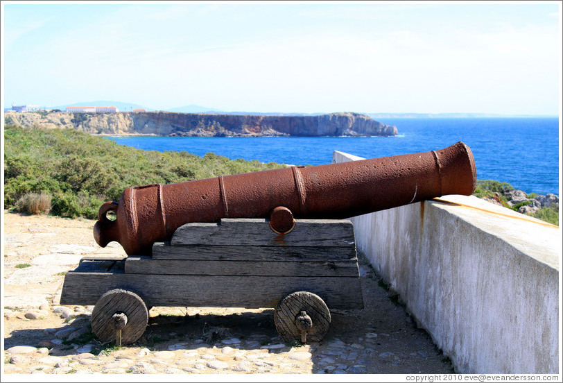 Cannon, Fortaleza de Sagres (Sagres Fortress).