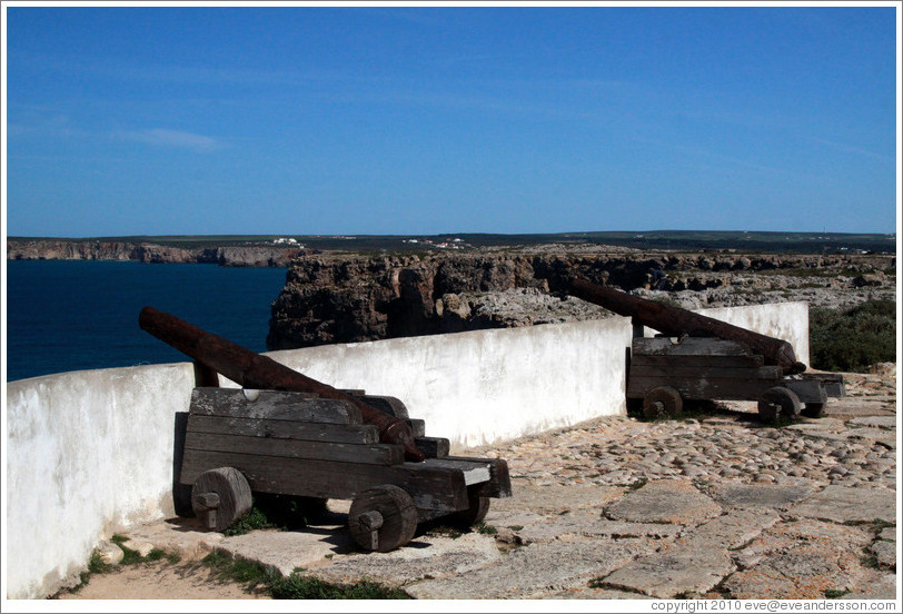 Cannons, Fortaleza de Sagres (Sagres Fortress).