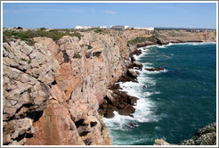 Cliff on which the Fortaleza de Sagres (Sagres Fortress) sits.