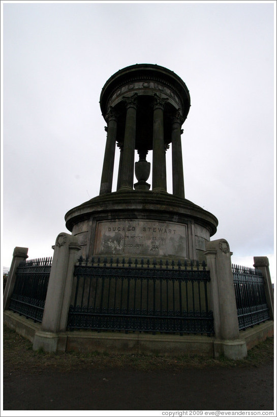 Dugald Stewart Monument.  Calton Hill.