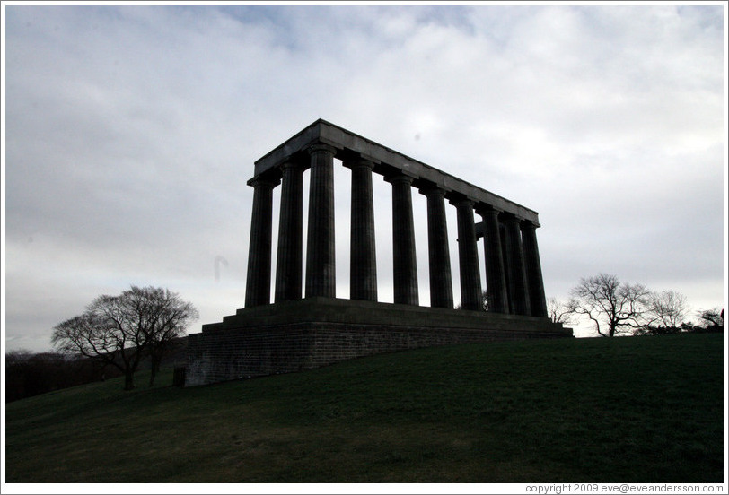 National Monument.  Calton Hill.