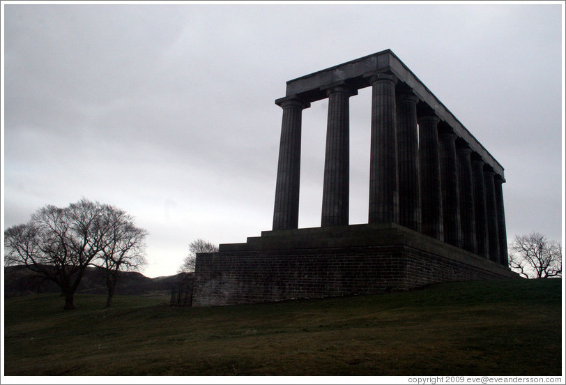 National Monument.  Calton Hill.