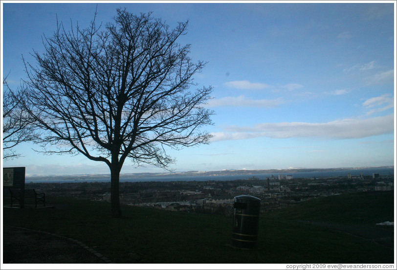 View to the north from Calton Hill.