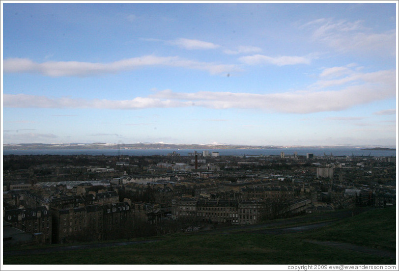 View to the north from Calton Hill.