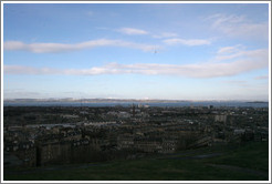 View to the north from Calton Hill.