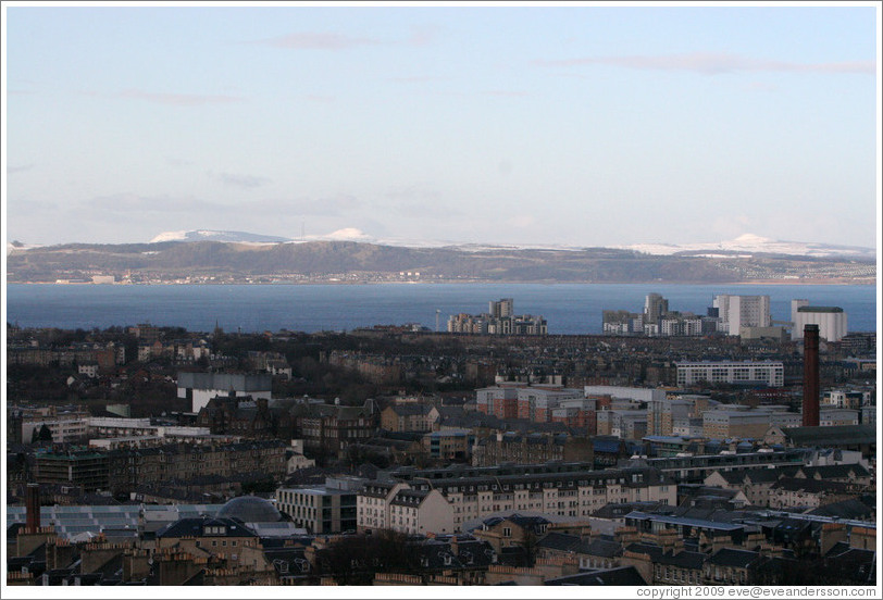 View to the north from Calton Hill.