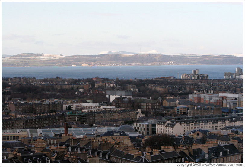 View to the north from Calton Hill.