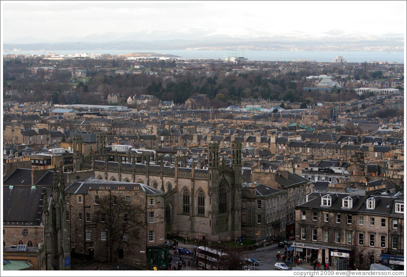 View to the north from Calton Hill.