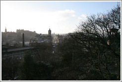 View to the west from Calton Hill.