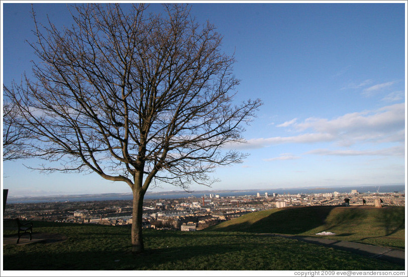 View to the north from Calton Hill.