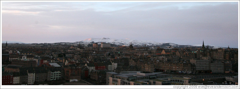 View to the south from Calton Hill.