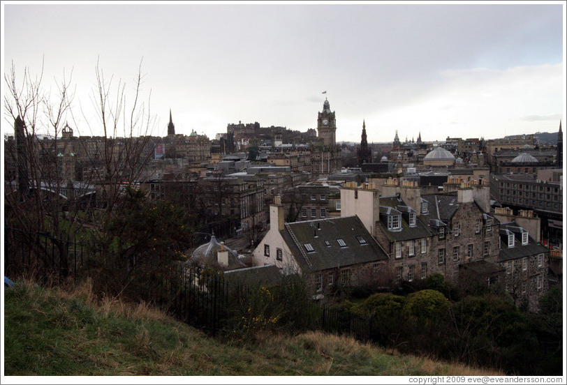 View to the northwest from Calton Hill.