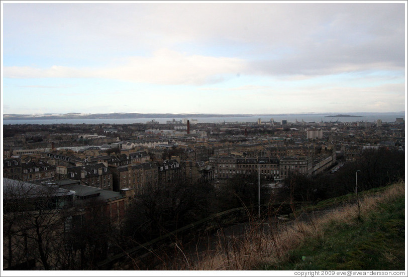 View to the northeast from Calton Hill.