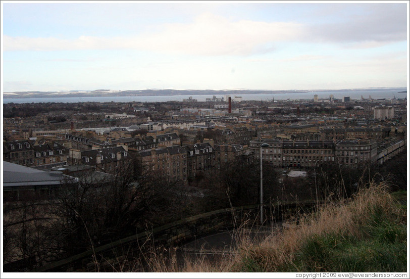 View to the northeast from Calton Hill.