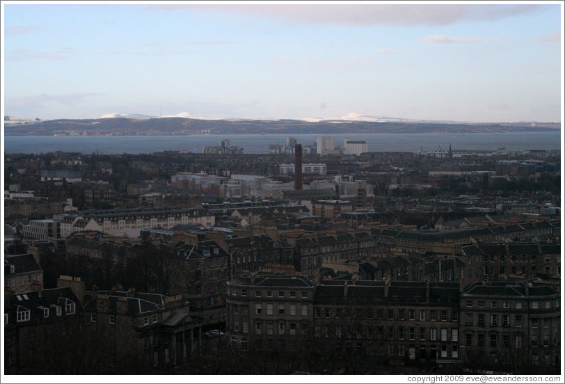 View to the north from Calton Hill.