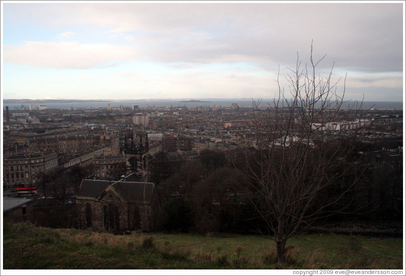 View to the north from Calton Hill.