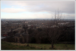 View to the north from Calton Hill.