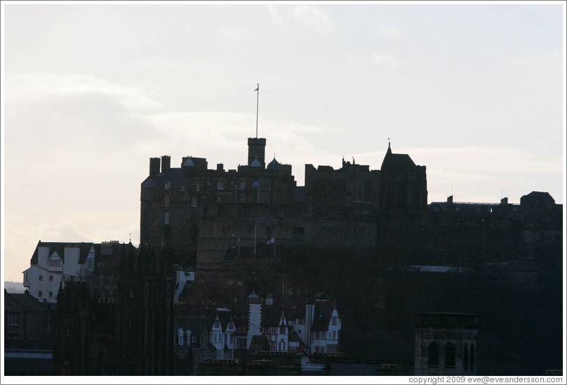 Edinburgh Castle, viewed from Calton Hill.