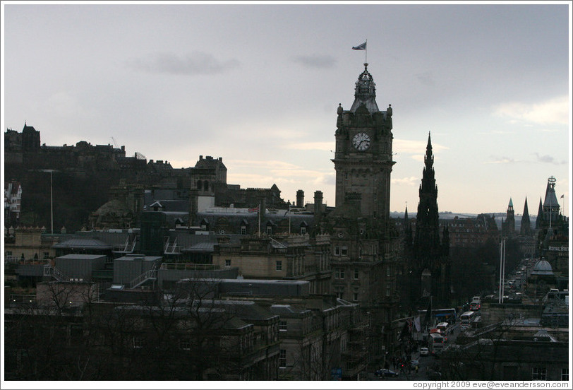 View to the west from Calton Hill.