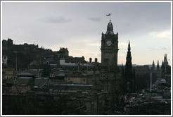 View to the west from Calton Hill.