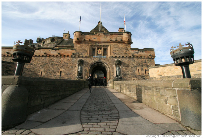 Gate.  Edinburgh Castle.