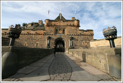 Gate.  Edinburgh Castle.