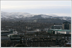 View to the south.  Edinburgh Castle.