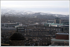 View to the south.  Edinburgh Castle.