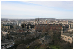 View to the northwest.  Edinburgh Castle.