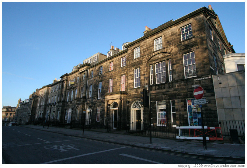 Buildings on Charlotte Square.  New Town.