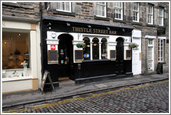 Thistle Street Bar.  New Town.