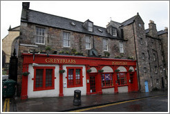 Greyfriars Bobby's Bar.  Candlemaker Row.  Old Town.
