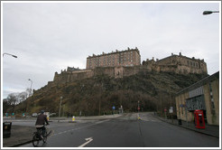 Castle barracks, viewed from Castle Terrace.  Old Town.