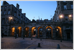 City Chambers at dusk.  High Street.  Old Town.