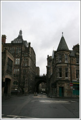 Buildings at Cowgate and Candlemaker Row.  Old Town.