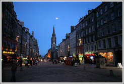 High Street at dusk.  Old Town.