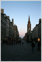 High Street at dusk.  Old Town.