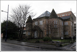 Church at Holyrood Road and St. John Street.  Old Town.