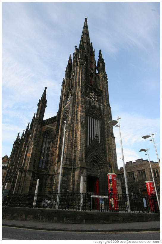 The Hub, in the former Tollbooth Kirk.  Castlehill.  Old Town.