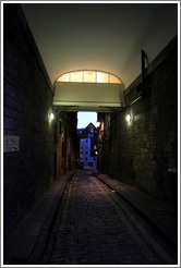 Fishmarket Close, off of High Street.  Old Town.