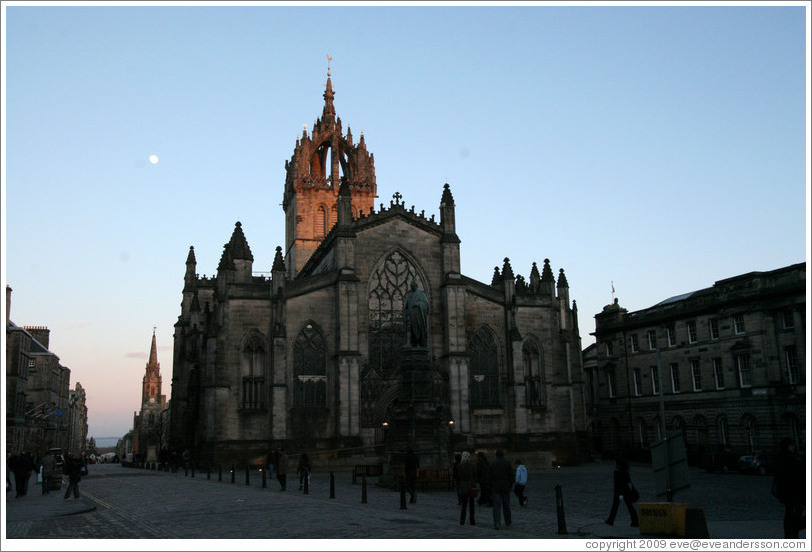 St Giles' Cathedral.  High Street.  Old Town.