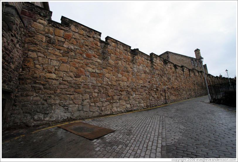Telfer Wall, built in 1620.  Old Town.