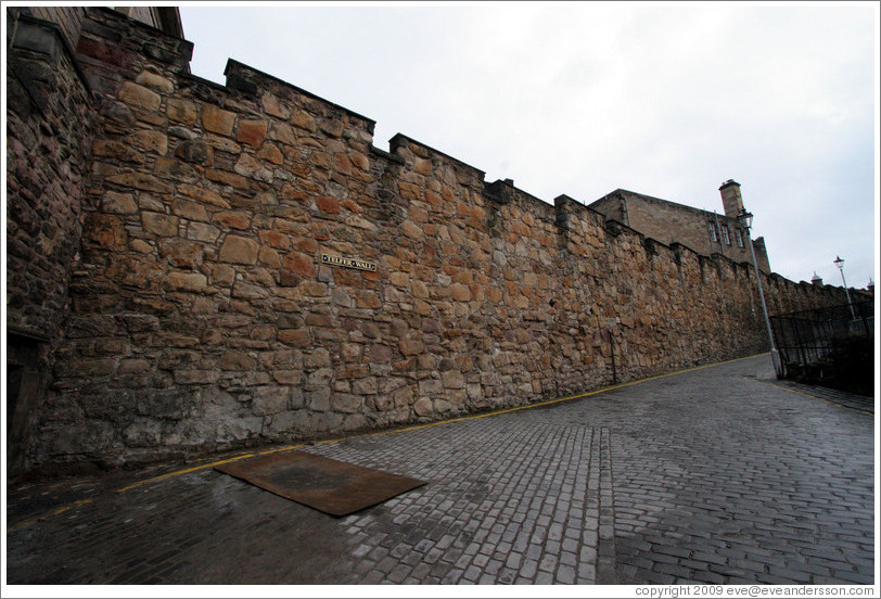 Telfer Wall, built in 1620.  Old Town.