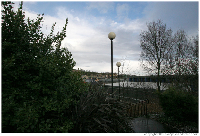 View from stairwell off Viewcraig gardens.  Old Town.