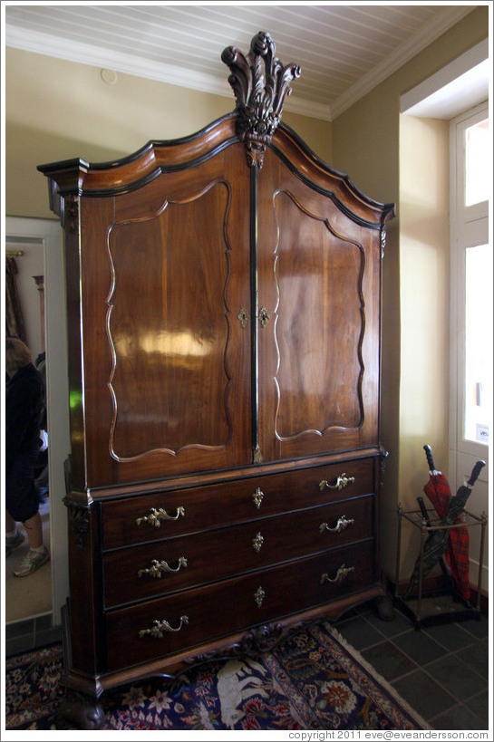Antique armoire. Dutch Manor Antique Hotel, BoKaap. (Photo ID 20845
