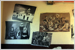 Paintings showing families and professions of early Bo-Kaap residents. Corner of Wale Street and Chiappini Street.