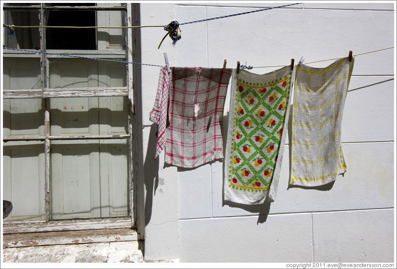 Cloths hanging to dry, Wale Street, Bo-Kaap.