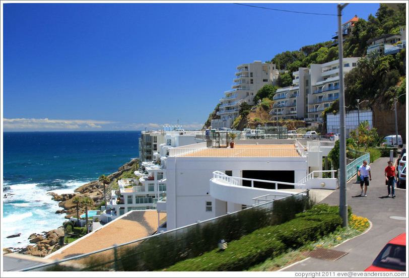 Clifton. Houses are built into the hillside.