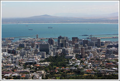 Downtown viewed from Table Mountain.